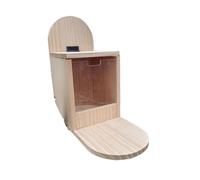 Outdoor Wooden Squirrel & Chipmunk Feeder, Durable Picnic Table Food Station, Wildlife Feeding House for Backyard, Garden, Park, or Patio, Safe Eating Environment for Animals