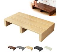 Outdoor Wooden Step Stool for Balcony Kitchen Podium Sturdy Footrest Non-Slip Design Versatile Use t for Gardening and Home Ta