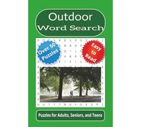 Outdoor Word Search: Word searches with easy to read print about outdoors, activity, camping, and more