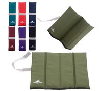 Outdoor World Folding Sit Mat - Lightweight Waterproof Foam Seat Pad for Camping, Hiking, Festivals & Picnics - Compact Foldable Cushion for Outdoor, Stadiums & Garden Use (Olive)