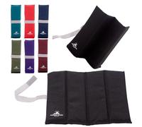 Outdoor World Folding Sit Mat - Lightweight Waterproof Foam Seat Pad for Camping, Hiking, Festivals & Picnics - Compact Foldable Cushion for Outdoor, Stadiums & Garden Use (Black)