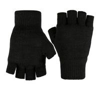 Outdoor World Thinsulate Thermal Mitts - Insulated Winter Gloves for Maximum Warmth - Ideal for Hiking, Fishing, Skiing & Cold Weather Outdoor Work (Black, Medium/Large)