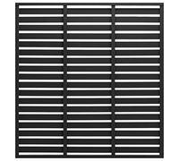 Outdoor WPC Black Garden Fence Panel, 85x170 cm -, Weather-Resistant, Ideal for Yard, Patio, and Landscaping Enhancement