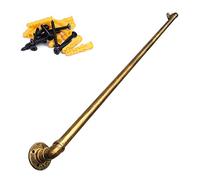 Outdoor Wrought Iron il - 4ft Staircase Grab Rail for Disabled & Elderly - Durable Support Rod for Safety - Stylish Bar Counter Foot Rail Design