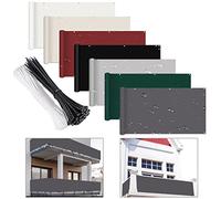 Outdoor60x140cm - UV-Resistant Weatherproof with Rope & Cable Ties for Patio Fence Backyard Porch - Dark Grey Privacy Shield