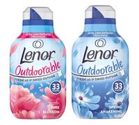 Outdoorable Ultra Concentrated Fabric Conditioner, Pink Blossom and Spring Awakening, 462ml, 33 Washes, Fresh Outdoor Scent