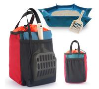 OutdoorBengal Go Litter™ Portable Travel Litter Box Set for Cats (3in1, XL)