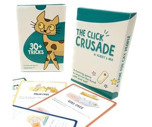 OutdoorBengal The Click Crusade (Cat Training Card Game Guide to Clicker Training for Cats for Teaching Tricks, Improving Communication and Bonding with your Kitten (Clicker not included)