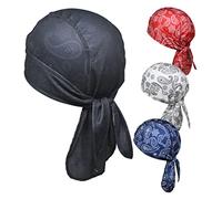 OutdoorEssentials Cooling Helmet Liner - Motorcycle Headwraps for Men - Do Rag Bandanas for Men - Bandana Skull Cap Biker Cap