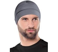 OutdoorEssentials Skull Cap - Thin Lightweight Beanie Hat Men and Women - Helmet Liner Skull Caps Head Liners - Warm Womens and Mens Hats - Winter Running Hat Beanies - Grey
