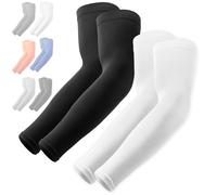 OutdoorEssentials UV Sun Protection Compression Arm Sleeves - Tattoo Cover Up - Cooling Athletic Sports Sleeve for Football