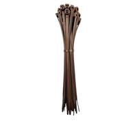 OutdoorFix Cable Ties 150 x 3.5 mm, 50 Pieces - Light Willow Wood - Weatherproof, UV Resistant