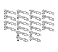 outdoorm 10 Pair 11 Speed Mountain Chain Buckle Quick Release Cycling Connector Lock (Silver)