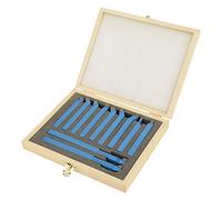outdoorm 11Pcs 8 * 8mm Lathe Tools Carbide Tipped Welding Milling Cutting Turning Tool Set