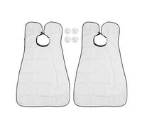 outdoorm 2pcs Professional Salon Barber Cape for Men Women Adjustable Closure Super Silky Smooth Stylist Hairdresser Cape