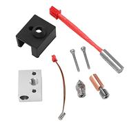 outdoorm Aluminum Heating Block Kit 3D Printer High Temperature Bimetal Throat 24V 40W for Ender3 S1