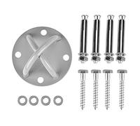 outdoorm Anti Gravity Aerial Yoga Flying Hammock Sling Metal Ceiling Anchor Plate Mount with Fittings