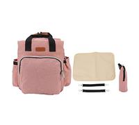 outdoorm Baby Diaper Bag Multifunction Backpack 20L Large Capacity Thermal Insulation for Mommy Travel (Pink)