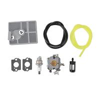 outdoorm Carburetor Tune Up Kit Air Filter Fuel Filter Plug Set with Fuel Hose and Gasket for 030AV Chainsaw