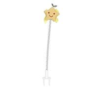 outdoorm Cat Elastic Spring Toy Metal Wire Spring Funny Cat Stick Pet Interactive Teaser Toy (Five Pointed Star Shaped)