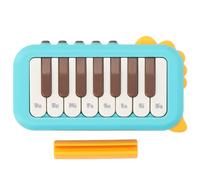 outdoorm Children Pocket Piano Machine Early Education Toy Finger Electronic Piano Music Toy for Boys and Girls (Blue)