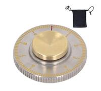 outdoorm Dial Rotating Top Toy Stainless Steel Dial Fingertip Top Rotating Anti Stress Metal Decompression Toy for All Ages