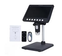 outdoorm Digital Microscope 5 Million Pixels 1200x Magnification with 7.0-inch HD Screen 8PCS High Brightness LED Lights Supported Systems for Windows XP/Vista/Win7/8/10/11, MacOS