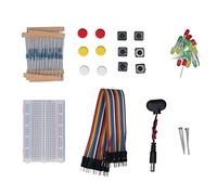 outdoorm Electronics Kit Starter Fun Assortment Development Component with 400 Hole Breadboard for R3