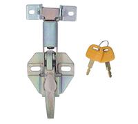 outdoorm Excavator Cylinder Lock Stainless Steel Engine Cover Hood Lock with Keys Replacement for Hyundai R200