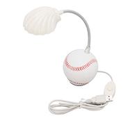 outdoorm LED Table Lamp Baseball Base Seashell Shape Light Soft Light Portable USB Mini Desk Lamp for Home School Office