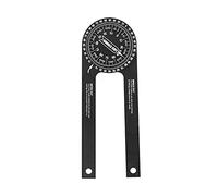 outdoorm Miter Saw Protractor Metal Angle Measurement Finder Gauge 360 Degree Cutting Guide Tool