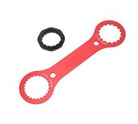 outdoorm Multifunctional BB Wrench Bottom Bracket Wrench Tools TLFC32 Dub TLFC25 TLFC24 for Shimano Hope Truvativ GXP Race face PRWHEEL and More BSA BB Red Aluminum Alloy