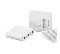 outdoorm PeriPage 77 x 30mm Self-Adhesive Thermal Paper Sticker Printable Sticky Paper Roll Oil-Proof Friction-Proof for PeriPage A9/A9s/A9 Pro/A9 /A9s Mini Pocket Mobile (Notes Thermal