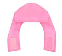 outdoorm Pet Cat Muzzle Cover Eyes Mouth Breathable Nylon Cloth Pink Washing Cleaning Supplies (S)
