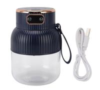 outdoorm Portable Juicer Cup Large Capacity Multifunctional Detachable Electric Juicer for Gatherings Family Use 600ml (Blue)