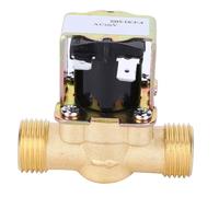 outdoorm Solenoid Valve Copper Electromagnetic Valve Industrial Accessory 1/2-Inch for Solar Water Heaters (AC220V)