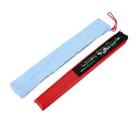 outdoorm Tai Chi Martial Arts Kung Fu Bamboo Silk Fan Right Hand Wushu Dance Pratice Training (Black)