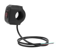 outdoorm UNIVERSAL MOTORCYCLE SWITCH CONTROL HORN HEADLIGHT COMPACT SIZE FOR VERSATILE RIDERS (Red Light)