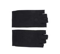 outdoorm UV Nail Gloves Fluorescent Black Fingerless Anti Black UV Light Nail Protective Gloves Nail Tools