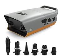 OutdoorMaster 20PSI High Pressure SUP Air Pump The Cachalot - Intelligent Dual Stage Inflation & Auto-Off, Deflation Function, 12V DC Car Connector for Inflatable Stand Up Paddle Boards, Boats