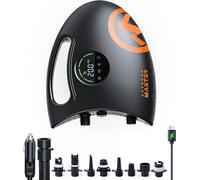 OutdoorMaster 20PSI Shark2S High Pressure SUP Air Pump for Inflatable Stand Up Paddle Boards, Boats