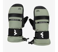 OutdoorMaster 3M & KEVLAR Waterproof Adults Ski Mittens for Men & Women Grey L