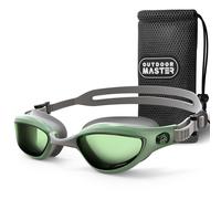 OutdoorMaster Adults Goby Swim Goggles Green