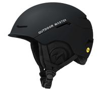 OutdoorMaster ELK MIPS Ski Helmet - Snow Sport Helmet Black S