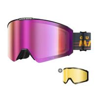 OutdoorMaster Falcon Ski Goggles Lens by ZEISS, OTG Snowboard Goggles Anti-fog, Magnetic Interchangeable Lens, Snow Goggles for Men & Women, Orchid Vlt 21%