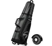 OutdoorMaster Golf Travel Bags for Airlines with Wheels and Hard Case Top