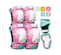 OutdoorMaster Kids Elbow & Knee Pads Pink S
