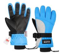 OutdoorMaster Kids Ski & Snow Gloves, Winter Windproof Waterproof Thermal Gloves for Children Unisex Boys and Girls, Winter Sports, Skiing, Snowboard