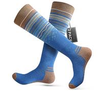 OutdoorMaster Merino Wool Ski Socks for Men & Women, Unisex Thermal Winter Warm Snowboarding Socks for Cold Weather