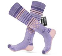 OutdoorMaster Merino Wool Ski Socks for Men & Women, Unisex Thermal Winter Warm Snowboarding Socks for Cold Weather